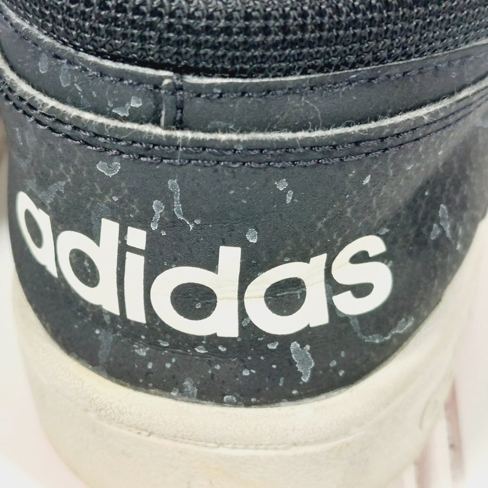 Adidas Hoops 2 Details Black White Orange Running Athletic Shoes Sneakers P414 - Picture 10 of 12